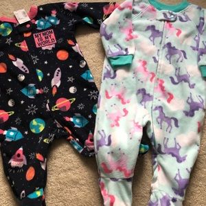 Children’s Place and Gymboree Footie pajamas